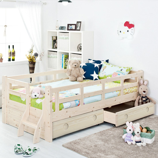 (5%추가할인/익일배송) 미키이단침대프레임(매트리스업그레이드)