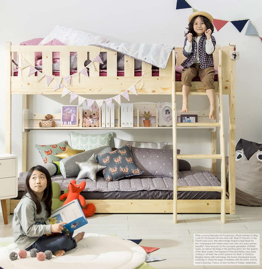 (익일배송) 피터이층침대프레임(슈퍼싱글)