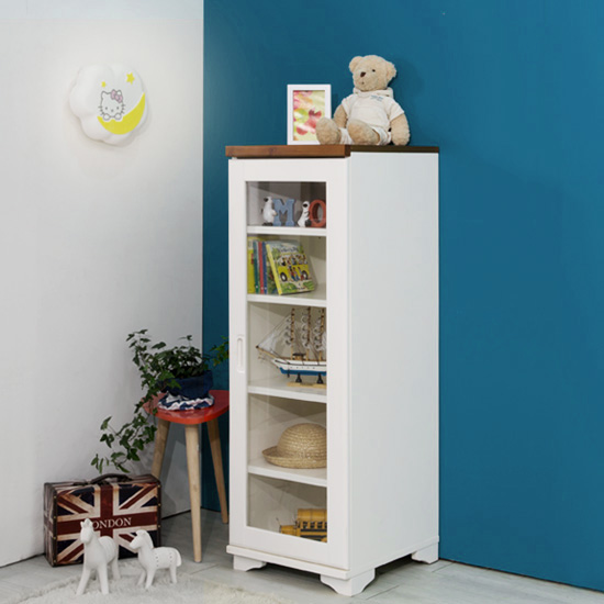 로즈유리문5단수납장