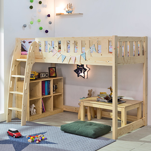 (5%추가할인/익일배송) 스마일벙커이층침대프레임(싱글)(매트리스업그레이드)