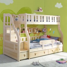 (익일배송) 토마스침대계단형이층침대프레임(3인용침대)(1200/1300)