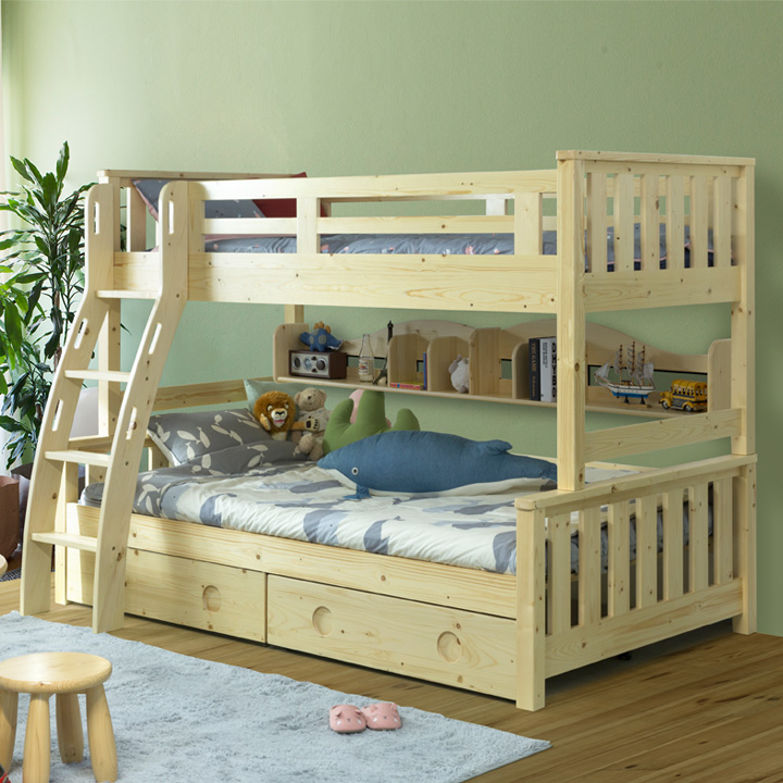 (5%추가할인/익일배송) 해리이층침대프레임(사다리증정)