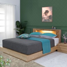 헤링본조명침대프레임(슈퍼싱글/퀸)