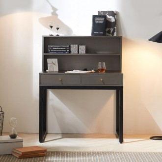 메탈그레이서랍책상900