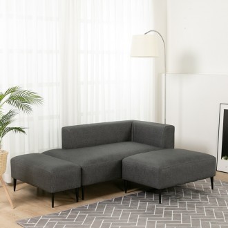 (익일배송/한정수량) 퍼즐2인용쇼파의자(스툴세트)