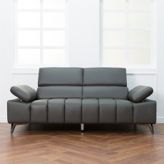 (단독특가/익일배송)릴렉스천연면피가죽3인용쇼파