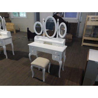 [B등급] 200212-4 로즈화장대세트_화이트