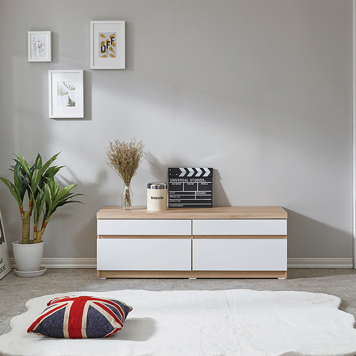 폴드2단거실장1200