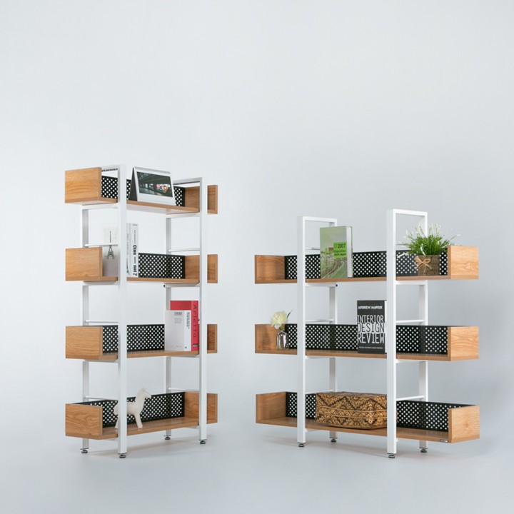 키트철제선반책장1200(내추럴/아카시아)