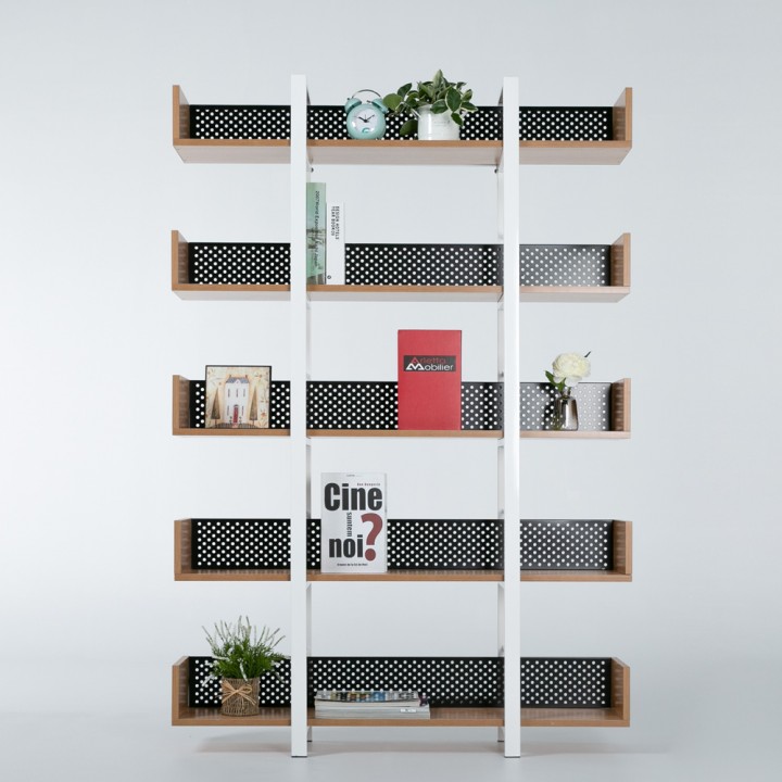 키트철제선반책장1200(내추럴/아카시아)