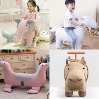 아띠추추동물인형흔들의자/2인용스툴4종