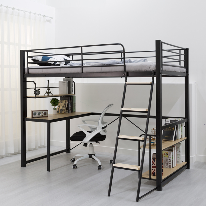 (8%즉시할인/익일배송) 뉴토리노철제벙커침대프레임(세트구성)(원목발판증정/매트리스업그레이드)