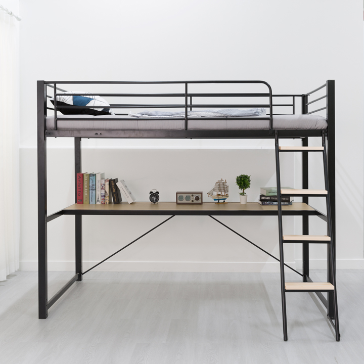 (8%즉시할인/익일배송) 뉴토리노철제벙커침대프레임(세트구성)(원목발판증정/매트리스업그레이드)