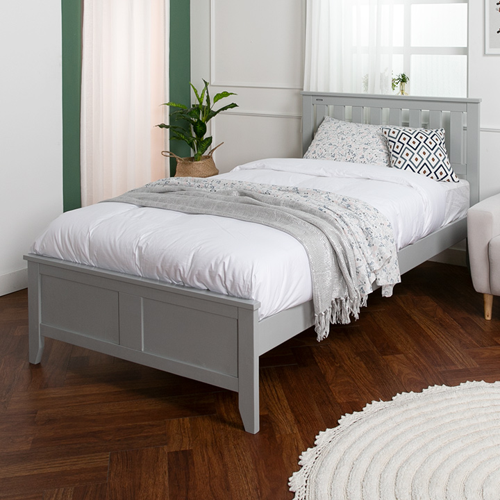 (익일배송/한정수량) 루이스원목침대프레임(슈퍼싱글)