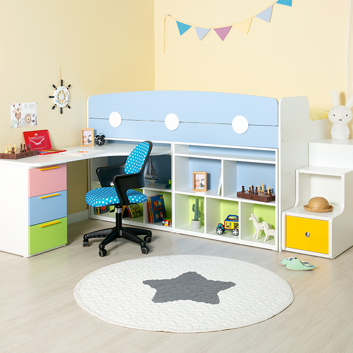 (착불) 플레이벙커침대프레임(EB2208-1)