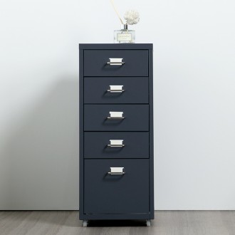 (택배배송) 빌드5단철제하이서랍장