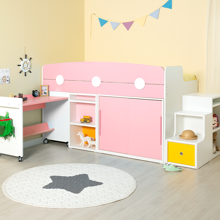 (착불) 플레이벙커침대프레임(EB2206)