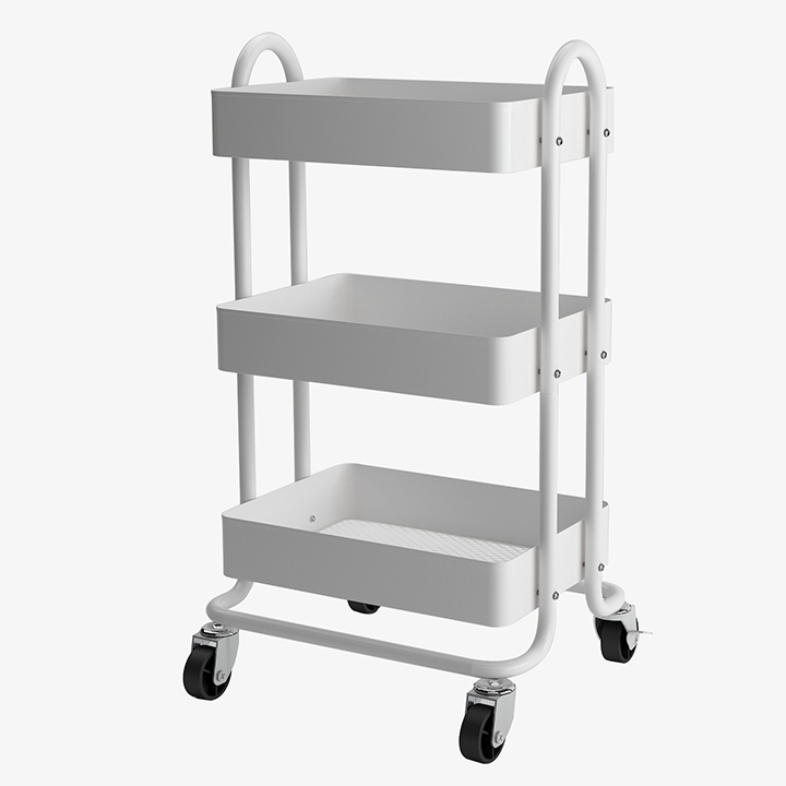 (택배배송) 반스이동식3단트롤리