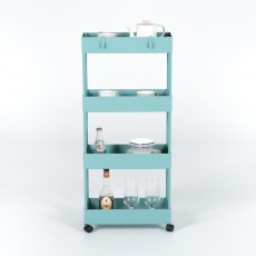 (한정수량특가/택배배송) 브리든미니수납4단트롤리