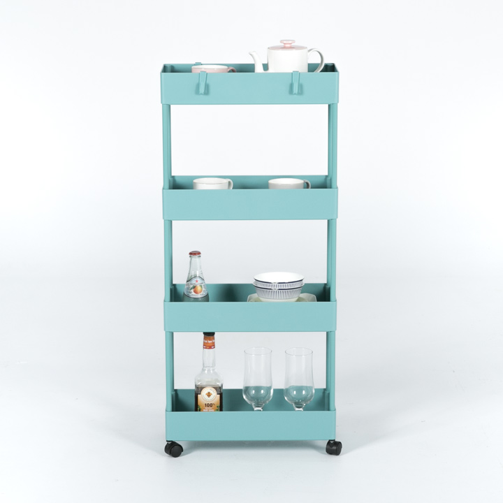 (한정수량특가/택배배송) 브리든미니수납4단트롤리