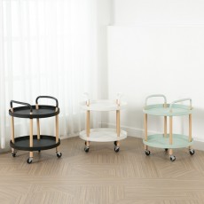 (택배배송) 에보니아 이동식 접이식 외전 트롤리 카트 북카트 수납선반 틈새 기저귀 정리함 2단 3단(버기/카더/브리든/반스)