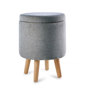 (착불) 밀크수납화장대스툴