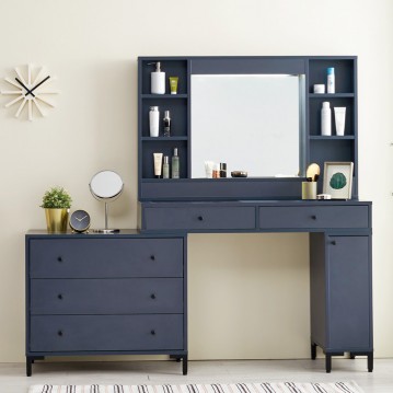 (착불) 아이비수납화장대세트(조명거울)