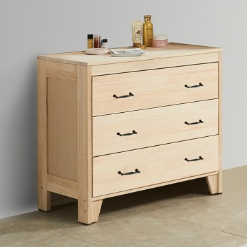 (착불) 에셔뉴송원목3단서랍장