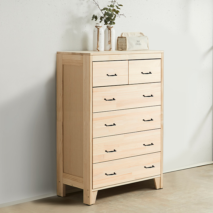 (착불) 에셔뉴송원목6단서랍장