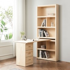 (착불) 스토리지뉴송원목1인용책상세트800H