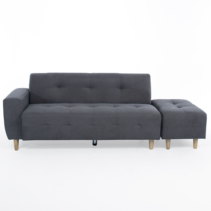 (익일배송) 데일리3인용라텍스폼패브릭쇼파(스툴포함)