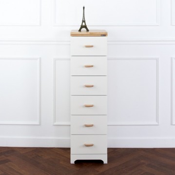 하리쉬6단미니원목서랍장