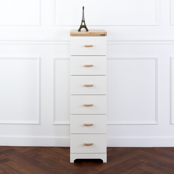 하리쉬6단미니원목서랍장