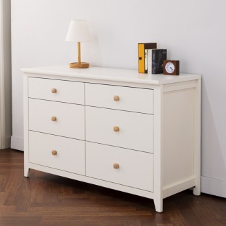 하리쉬와이드원목서랍장(1200)(화이트)