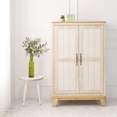 로망스원목양문수납장