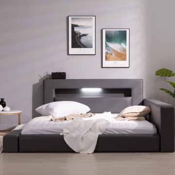 (착불)버드저상형침대가드형(퀸)(일반형/LED형)