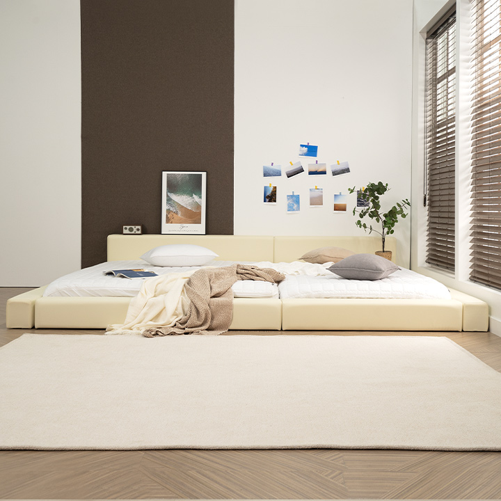 (착불)버드패밀리형침대가드형(퀸+슈퍼싱글)(일반형/LED형)