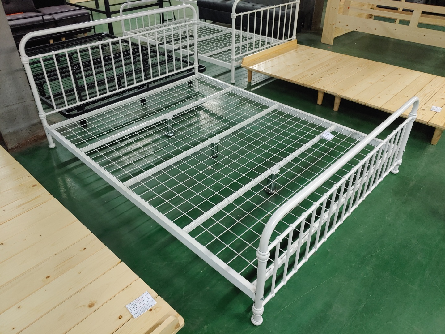 [B등급] 210524-9 튜브철제퀸침대_B형_화이트