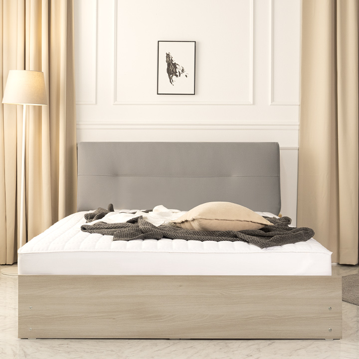 (착불) 타임호텔형가죽수납침대(퀸)