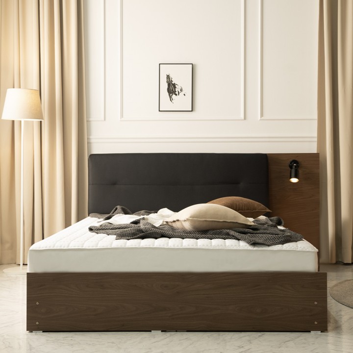 (착불) 타임호텔형가죽수납침대(퀸)