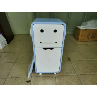 [B등급] 20210722-s10 723 (포켓/슈리엘) 스마일하이수납장_블루바디_화이트도어