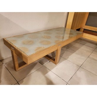 [A등급_전시상품] 써클유리거실테이블