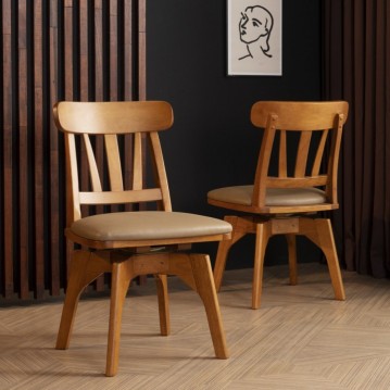 프라다원목식탁의자