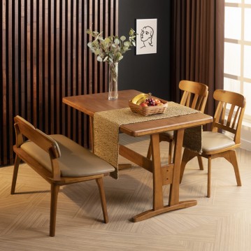 프라다원목식탁세트(2인용/4인용)