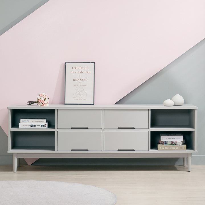 슈가올원목다용도서랍장