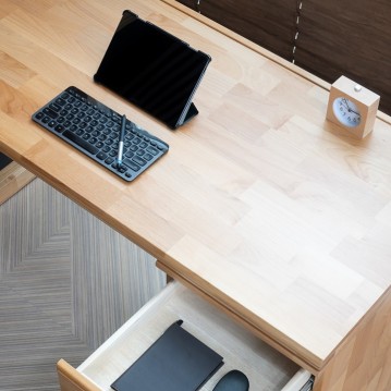 엘다원목H형책상800