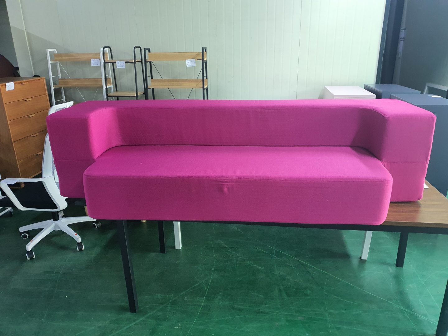 [B등급] 210810-15 트렌디 메모리폼 매트리스 소파베드_퍼플