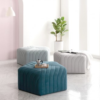 (단독특가) 클로버5각패브릭BIG스툴의자