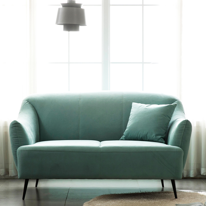 (착불) 아더아쿠아스웨이드2인용쇼파