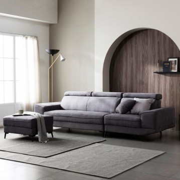 (착불) 베델아쿠아스웨이드4인용쇼파